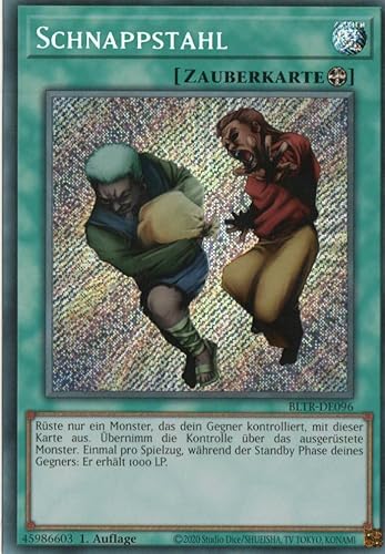 BLTR-DE096 - Schnappstahl - Secret Rare - Deutsch - Battles of Legend: Terminal Revenge - mit MZTCG Versandschutz Yugioh von MZTCG