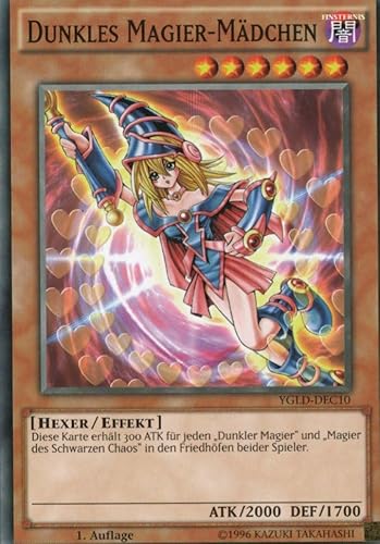 Dunkles Magier-Mädchen Common YGLD-DEC10 - Yugis Legendary Decks - mit MZTCG Versandschutz Yugioh von MZTCG