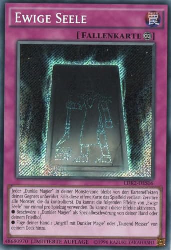 LDK2-DES06 - Ewige Seele - Secret Rare - Reprint - Deutsch - Legendary Decks II - mit MZTCG Versandschutz Yugioh von MZTCG