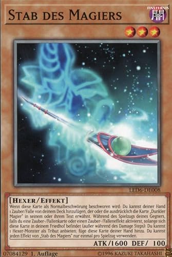 LED6-DE008 - Stab des Magiers - Common - 1. Auflage - Deutsch - Legendary Duelist: Magical Hero - mit MZTCG Versandschutz LED6-DE008 - Stab des Magiers - Common - 1. Auflage - Deutsch - Legendary Duelist: Magical Hero - mit MZTCG Versandschutz von MZTCG