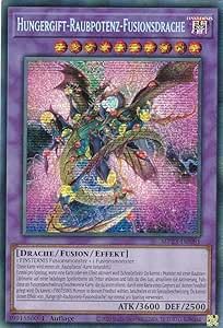 MP23-DE081 - Hungergift-Raubpotenz-Fusionsdrache - Secret Rare - Deutsch - 1. Auflage - 25th Anniversary Tin: Dueling Heroes Mega Pack Einzelkarten - mit MZTCG Versandschutz - Yugioh von MZTCG