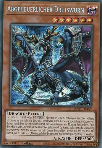 MP23-DE159 - Abgeheuerlicher Druiswurm - Secret Rare - Deutsch - 1. Auflage - 25th Anniversary Tin: Dueling Heroes Mega Pack Einzelkarten - mit MZTCG Versandschutz Yugioh MP23-DE159 - Abgeheuerlicher Druiswurm - Secret Rare - Deutsch - 1. Auflage - 25th Anniversary Tin: Dueling Heroes Mega Pack Einzelkarten - mit MZTCG Versandschutz Yugioh von MZTCG