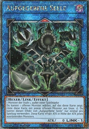 MP24-DE007 - Aufgegebene Seele - Quarter Century Secret Rare - Deutsch - 1. Auflage - 25th Anniversary Tin: Dueling Mirrores - mit MZTCG Versandschutz Yugioh von MZTCG