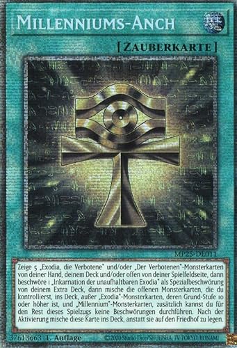 MP25-DE011 - Millenniums-Anch - Starlight Rare - Deutsch - 1. Auflage - 2025 Mega-Pack Tin - mit MZTCG Versandschutz Yugioh von MZTCG