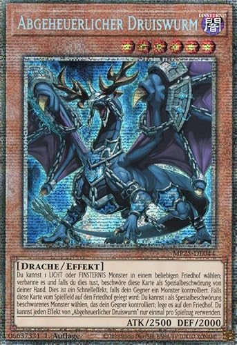 MP25-DE044 - Abgeheuerlicher Druiswurm - Starlight Rare - Deutsch - 1. Auflage - 2025 Mega-Pack Tin - mit MZTCG Versandschutz Yugioh von MZTCG
