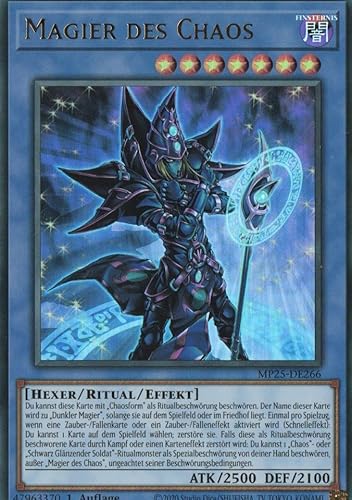 MP25-DE266 - Magier des Chaos - Ultra Rare - Deutsch - 1. Auflage - 2025 Mega-Pack Tin - mit MZTCG Versandschutz Yugioh von MZTCG