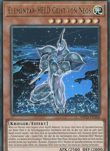 MP25-DE268 - Elementar-HELD Geist Von Neos - Ultra Rare - Deutsch - 1. Auflage - 2025 Mega-Pack Tin - mit MZTCG Versandschutz Yugioh von MZTCG