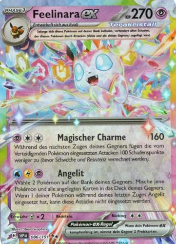 MZTCG - Feelinara EX - SSP 086 - Stürmische Funken - Sammelkarte - Deutsch - Holografisch - mit MZTCG Versandschutz von MZTCG