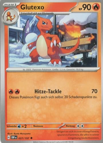 MZTCG - Glutexo OBF 027 - Obsidian Flammen - Sammelkarte - Deutsch - mit MZTCG Versandschutz MZTCG - Glutexo OBF 027 - Obsidian Flammen - Sammelkarte - Deutsch - mit MZTCG Versandschutz von MZTCG
