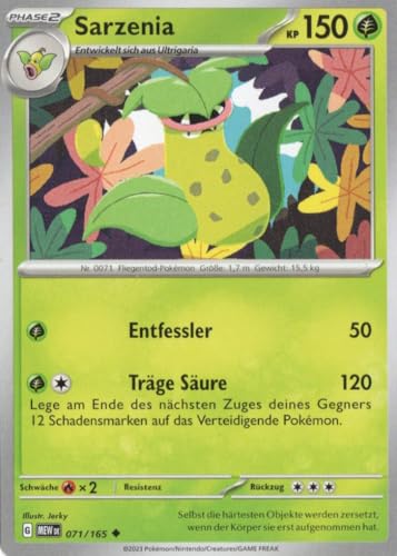 MZTCG - Sarzenia MEW 071-151 - Sammelkarte - Deutsch - mit MZTCG Versandschutz MZTCG - Sarzenia MEW 071-151 - Sammelkarte - Deutsch - mit MZTCG Versandschutz von MZTCG