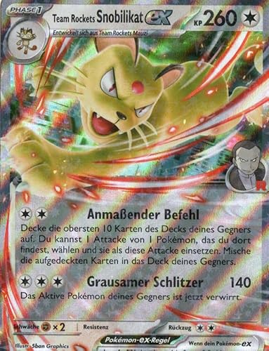 MZTCG - Snobilikat EX - DRI 150 - Ewige Rivalen - Sammelkarte - Deutsch - mit MZTCG Versandschutz von MZTCG