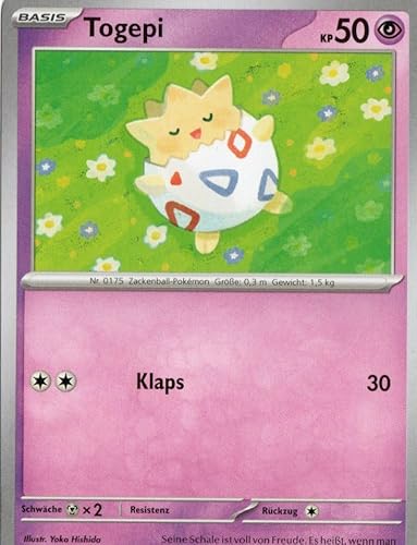 MZTCG - Togepi SSP 070 - Stürmische Funken - Sammelkarte - Deutsch - mit MZTCG Versandschutz von MZTCG