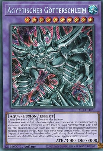 RA01-DE029 - Ägyptischer Götterschleim - Secret Rare - 1. Auflage - DEUTSCH - 25th Anniversary Rarity Collection - mit von MZTCG