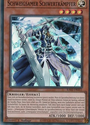 RA02-DE011 - Schweigsamer Schwertkämpfer - Super Rare - 1. Auflage - Deutsch - 25th Anniversary Rarity Collection II - mit MZTCG Versandschutz Yugioh RA02-DE011 - Schweigsamer Schwertkämpfer - Super Rare - 1. Auflage - Deutsch - 25th Anniversary Rarity Collection II - mit MZTCG Versandschutz Yugioh von MZTCG