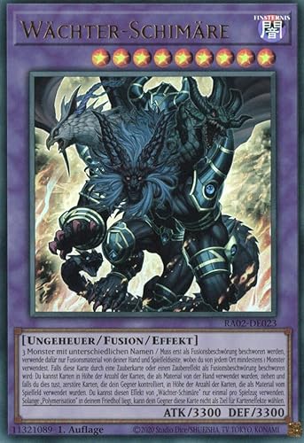 RA02-DE023 - Wächter-Schimäre - Ultra Rare - 1. Auflage - Deutsch - 25th Anniversary Rarity Collection II - mit MZTCG Versandschutz Yugioh von MZTCG