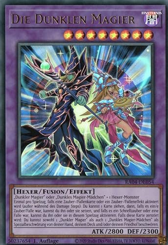 RA04-DE054 - Die Dunklen Magier - Ultra Rare - Deutsch - 1. Auflage - Quarter Century Stampede - mit MZTCG Versandschutz Yugioh von MZTCG