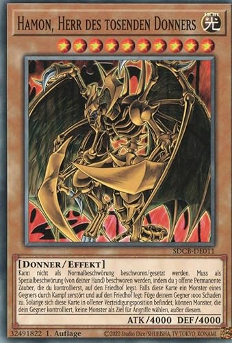 SDCB-DE011 - Hamon, Herr des tosenden Donners - Common - Deutsch - Structure Deck: Legend of The Crystal Beasts - mit MZTCG Versandschutz Yugioh SDCB-DE011 - Hamon, Herr des tosenden Donners - Common - Deutsch - Structure Deck: Legend of The Crystal Beasts - mit MZTCG Versandschutz Yugioh von MZTCG