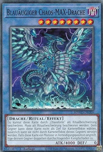 SDWD-DE009 - Blauäugiger Chaos-MAX-Drache - Common - 1.Auflage - Deutsch - Structure Deck: Blue-Eyes White Destiny - mit MZTCG Versandschutz - Yugioh von MZTCG