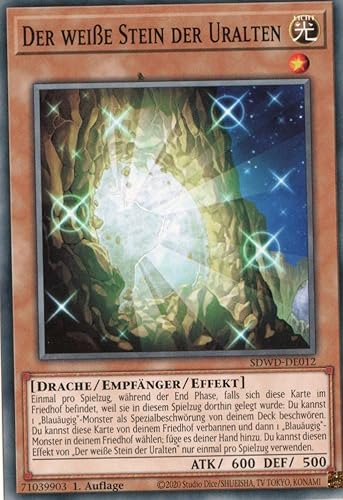 SDWD-DE012 - Der Weiße Stein Der Uralten - Common - 1.Auflage - Deutsch - Structure Deck: Blue-Eyes White Destiny - mit MZTCG Versandschutz - Yugioh SDWD-DE012 - Der Weiße Stein Der Uralten - Common - 1.Auflage - Deutsch - Structure Deck: Blue-Eyes White Destiny - mit MZTCG Versandschutz - Yugioh von MZTCG
