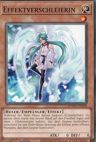 SDWD-DE018 - Effektverschleierin - Common - 1.Auflage - Deutsch - Structure Deck: Blue-Eyes White Destiny - mit MZTCG Versandschutz - Yugioh SDWD-DE018 - Effektverschleierin - Common - 1.Auflage - Deutsch - Structure Deck: Blue-Eyes White Destiny - mit MZTCG Versandschutz - Yugioh von MZTCG