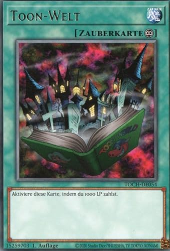 TOCH-DE054 - Toon-Welt - Rare - Reprint - Deutsch - Toon Chaos - mit MZTCG Versandschutz Yugioh von MZTCG