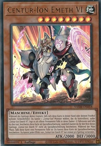 VASM-DE018 - Centur-Ion Emeth VI - Ultra Rare - 1. Auflage - Deutsch - Valiant Smashers - mit MZTCG Versandschutz Yugioh von MZTCG