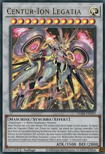 VASM-DE019 - Centur-Ion Legatia - Ultra Rare - 1. Auflage - Deutsch - Valiant Smashers - mit MZTCG Versandschutz Yugioh VASM-DE019 - Centur-Ion Legatia - Ultra Rare - 1. Auflage - Deutsch - Valiant Smashers - mit MZTCG Versandschutz Yugioh von MZTCG