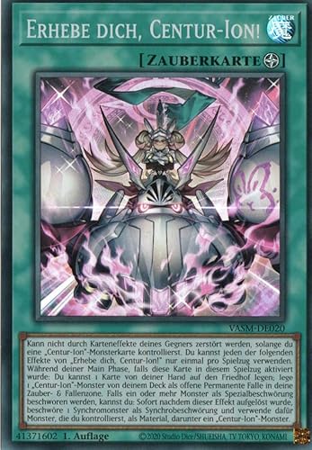 VASM-DE020 - Erhebe Dich, Centur-Ion! - Super Rare - 1. Auflage - Deutsch - Valiant Smashers - mit MZTCG Versandschutz Yugioh VASM-DE020 - Erhebe Dich, Centur-Ion! - Super Rare - 1. Auflage - Deutsch - Valiant Smashers - mit MZTCG Versandschutz Yugioh von MZTCG