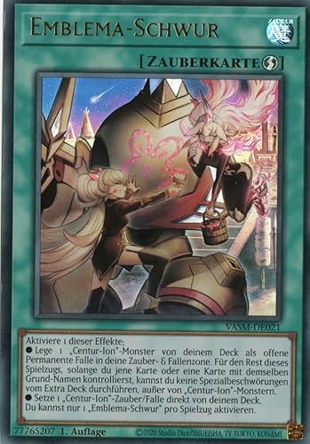 VASM-DE021 - Emblema-Schwur - Ultra Rare - 1. Auflage - Deutsch - Valiant Smashers - mit MZTCG Versandschutz Yugioh VASM-DE021 - Emblema-Schwur - Ultra Rare - 1. Auflage - Deutsch - Valiant Smashers - mit MZTCG Versandschutz Yugioh von MZTCG