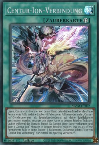 VASM-DE022 - Centur-Ion-Verbindung - Super Rare - 1. Auflage - Deutsch - Valiant Smashers - mit MZTCG Versandschutz Yugioh von MZTCG