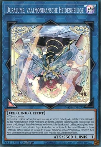 VASM-DE033 - Duralume, vaalmonikansche Heidenheilige - Super Rare - 1. Auflage - Deutsch - Einzelkarte aus: Valiant Smashers - mit MZTCG Versandschutz Yugioh VASM-DE033 - Duralume, vaalmonikansche Heidenheilige - Super Rare - 1. Auflage - Deutsch - Einzelkarte aus: Valiant Smashers - mit MZTCG Versandschutz Yugioh von MZTCG