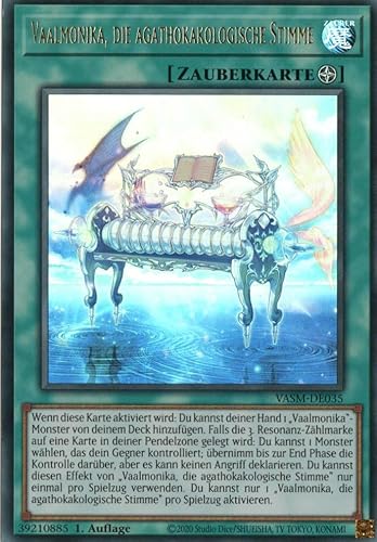 VASM-DE035 - Vaalmonika, die agathokakologische Stimme - Ultra Rare - 1. Auflage - Deutsch - Valiant Smashers - mit MZTCG Versandschutz von MZTCG