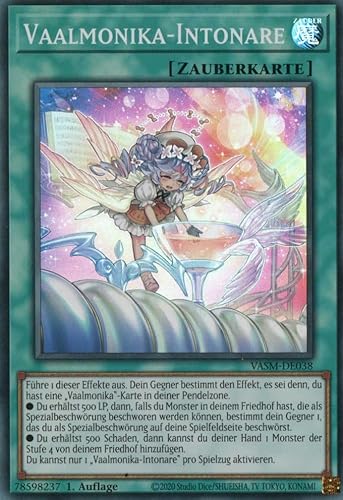 VASM-DE038 - Vaalmonika-Intonare - Super Rare - 1. Auflage - Deutsch - Einzelkarte aus: Valiant Smashers - mit MZTCG Versandschutz Yugioh VASM-DE038 - Vaalmonika-Intonare - Super Rare - 1. Auflage - Deutsch - Einzelkarte aus: Valiant Smashers - mit MZTCG Versandschutz Yugioh von MZTCG
