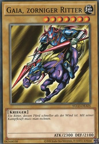 YGLD-DEA05 - Gaia, zorniger Ritter - Common - Reprint - Deutsch - Yugi's Legendary Decks - mit MZTCG Versandschutz Yugioh YGLD-DEA05 - Gaia, zorniger Ritter - Common - Reprint - Deutsch - Yugi's Legendary Decks - mit MZTCG Versandschutz Yugioh von MZTCG