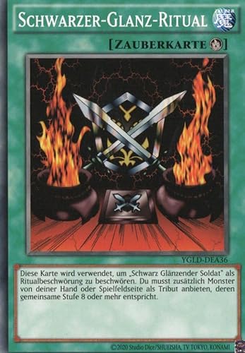 YGLD-DEA36 - Schwarzer-Glanz-Ritual - Common - Reprint - Deutsch - Yugi's Legendary Decks - mit MZTCG Versandschutz Yugioh YGLD-DEA36 - Schwarzer-Glanz-Ritual - Common - Reprint - Deutsch - Yugi's Legendary Decks - mit MZTCG Versandschutz Yugioh von MZTCG