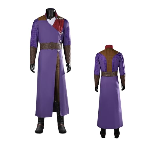 MZXDY Purple Gale Dekarios Cosplay Kostüm BG3 Gale Tunika Anzug Spiel Outfit Halloween Mann Robe Krieger Uniform, Gale, 3XL MZXDY Purple Gale Dekarios Cosplay Kostüm BG3 Gale Tunika Anzug Spiel Outfit Halloween Mann Robe Krieger Uniform, Gale, 3XL von MZXDY