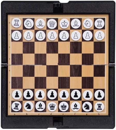 MaGILL Internationales Schach, Taschenschach-Set, magnetisch, magnetisches Schachbrett-Set, faltbares Schachbrett für Erwachsene und Jugendliche, von MaGiLL