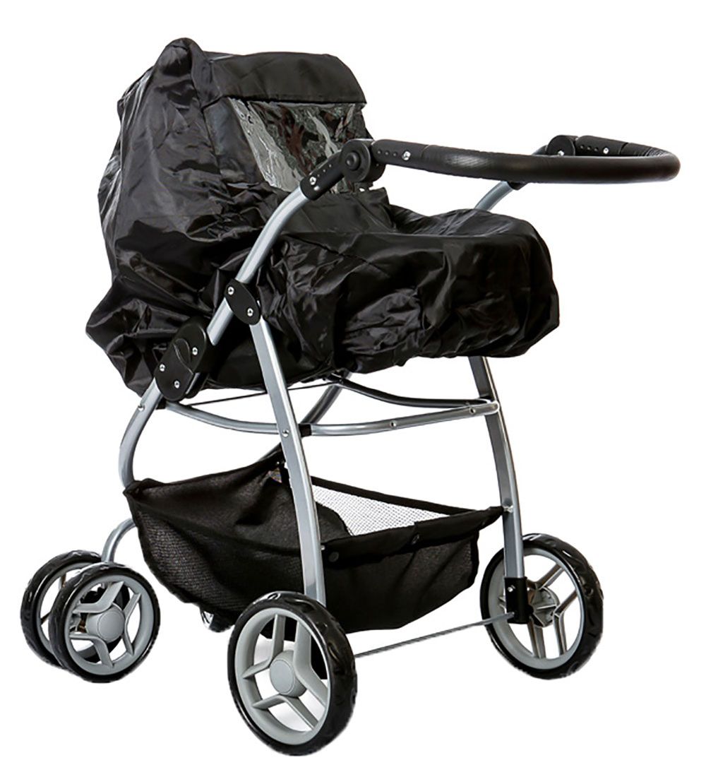 MaMaMeMo Puppe Regenschutz - Schwarz - MaMaMeMo - One Size - Zubehör von MaMaMeMo