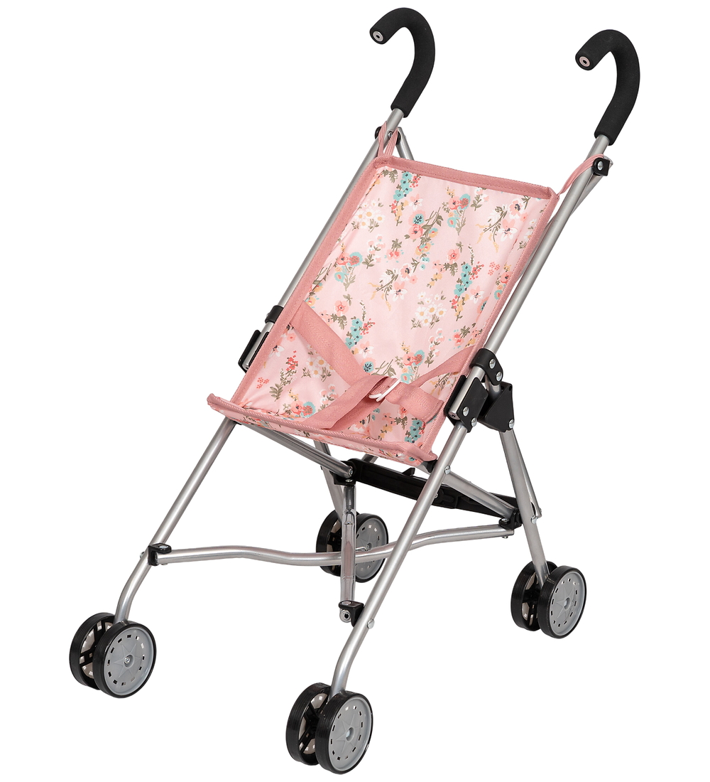 MaMaMeMo Puppen Buggy - Blumen - MaMaMeMo - One Size - Puppenwagen von MaMaMeMo