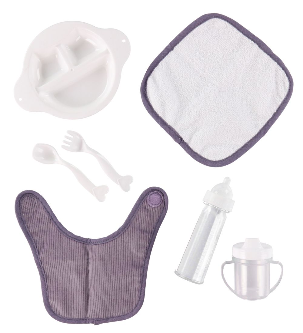MaMaMeMo Puppen-Essenset I Beutel - 8 Teile - Cord - Lavender - MaMaMeMo - One Size - Puppenzubehör MaMaMeMo Puppen-Essenset I Beutel - 8 Teile - Cord - Lavender - MaMaMeMo - One Size - Puppenzubehör von MaMaMeMo