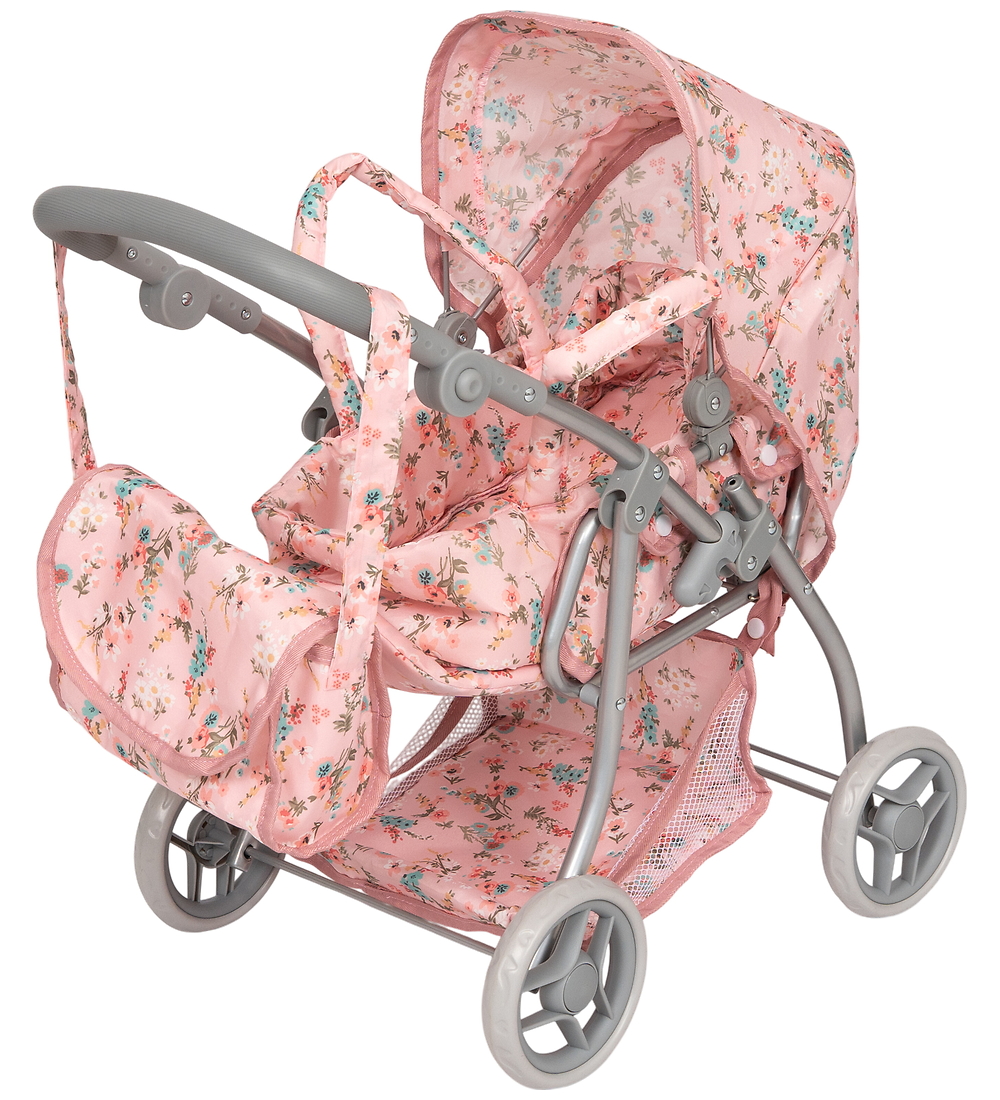 MaMaMeMo Puppenwagen m. Aufzug - Blumen - MaMaMeMo - One Size - Puppenwagen MaMaMeMo Puppenwagen m. Aufzug - Blumen - MaMaMeMo - One Size - Puppenwagen von MaMaMeMo