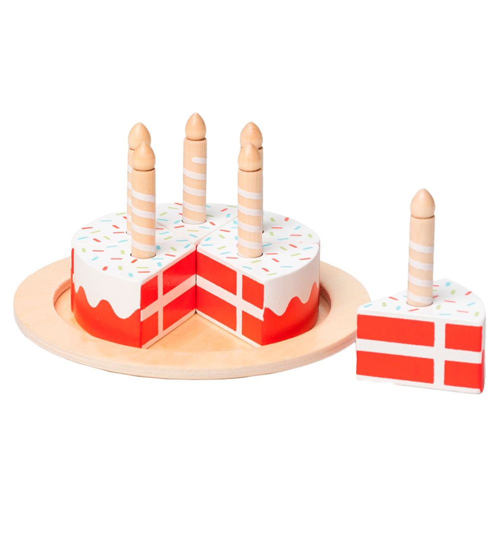 MaMaMeMo Spiellebensmittel - Geburtstagstorte m. Dänische Flagge - MaMaMeMo - One Size - Spiellebensmittel MaMaMeMo Spiellebensmittel - Geburtstagstorte m. Dänische Flagge - MaMaMeMo - One Size - Spiellebensmittel von MaMaMeMo