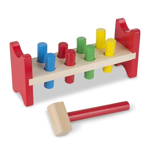 Melissa & Doug Pound-a-Peg | Developmental Toy | Motor Skills | Problem Solving | 2+ | Gift for Boy or Girl von Melissa & Doug