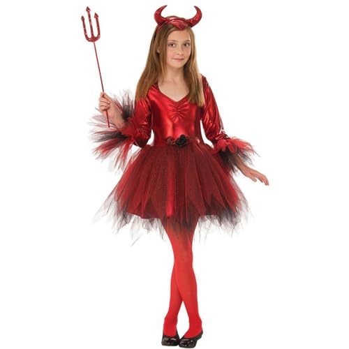 MaNMaNing Halloween Kostüm für Kinder Jungen Outfit Rot Cosplay Partykleid Unisex Bühnenkleidung Rollenspiel für Kinder (Red, 14-15 Years) von MaNMaNing