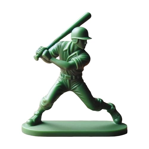 MaNMaNing Interessanter grüner Baseball-Soldat-Charakter, klassisches Spielzeugset, Baseball-Spieler-Statue, neuartige Mini-Soldat-Statue, geeignet für die Dekoration des Schreibtischs (A, One Size) MaNMaNing Interessanter grüner Baseball-Soldat-Charakter, klassisches Spielzeugset, Baseball-Spieler-Statue, neuartige Mini-Soldat-Statue, geeignet für die Dekoration des Schreibtischs (A, One Size) von MaNMaNing