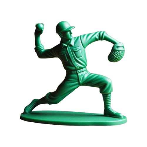 MaNMaNing Interessanter grüner Baseball-Soldat-Charakter, klassisches Spielzeugset, Baseball-Spieler-Statue, neuartige Mini-Soldat-Statue, geeignet für die Dekoration des Schreibtischs (C, One Size) MaNMaNing Interessanter grüner Baseball-Soldat-Charakter, klassisches Spielzeugset, Baseball-Spieler-Statue, neuartige Mini-Soldat-Statue, geeignet für die Dekoration des Schreibtischs (C, One Size) von MaNMaNing