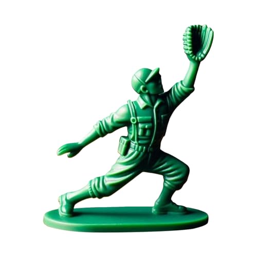MaNMaNing Interessanter grüner Baseball-Soldat-Charakter, klassisches Spielzeugset, Baseball-Spieler-Statue, neuartige Mini-Soldat-Statue, geeignet für die Dekoration des Schreibtischs (D, One Size) MaNMaNing Interessanter grüner Baseball-Soldat-Charakter, klassisches Spielzeugset, Baseball-Spieler-Statue, neuartige Mini-Soldat-Statue, geeignet für die Dekoration des Schreibtischs (D, One Size) von MaNMaNing