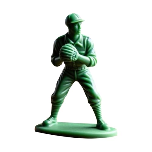 MaNMaNing Interessanter grüner Baseball-Soldat-Charakter, klassisches Spielzeugset, Baseball-Spieler-Statue, neuartige Mini-Soldat-Statue, geeignet für die Dekoration des Schreibtischs (I, One Size) MaNMaNing Interessanter grüner Baseball-Soldat-Charakter, klassisches Spielzeugset, Baseball-Spieler-Statue, neuartige Mini-Soldat-Statue, geeignet für die Dekoration des Schreibtischs (I, One Size) von MaNMaNing
