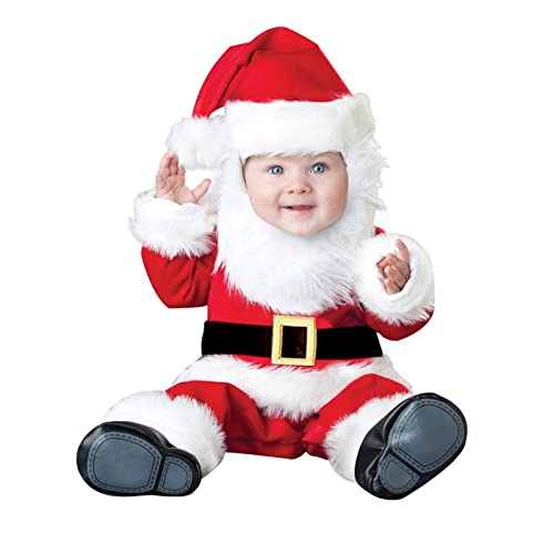 MaNMaNing Jungen Outfits Hosen Gürtel Cosplay Weihnachten Tops Kostüm Mädchen Santa Set Kleinkind Baby Mütze Jungen Outfits & Set Cosplay (Red, 12-24 Months) von MaNMaNing