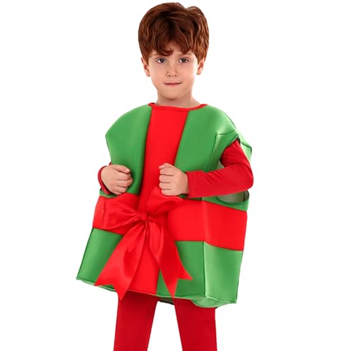 MaNMaNing Weihnachtskostüm Kinder Geschenkbox Top Festlich Nikolaus Geschenk Rollenspiel Karneval Faschingsparty Kinder Verkleidung MaNMaNing Weihnachtskostüm Kinder Geschenkbox Top Festlich Nikolaus Geschenk Rollenspiel Karneval Faschingsparty Kinder Verkleidung von MaNMaNing